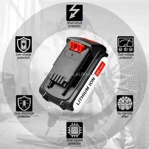 G01 Rechargeable lithium-ion power werkzeug cordless schraube fahrer für schwarz und decker 20v bohrer batterie