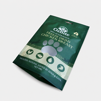 Sachet Doypack personnalisé imprimé pour aliments pour animaux de compagnie avec soufflet, fermeture éclair refermable, sac à fermeture Zip Lock, emballage laminé mat