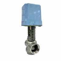 Nouveau corps de vanne de contrôle de filetage en acier inoxydable de bonne qualité avec actionneur électrique1500N marche/arrêt ou modulation 0-10vdc