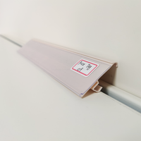 Porte-étiquette de prix en PVC transparent à clipser pour rayonnages de supermarché et présentoirs de vente au détail