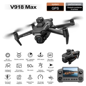 Nuevo Dron RC V918 Max con Relé sin Escobillas, Fotografía Aérea, Pantalla de Plástico, Ideal para Principiantes - Product Image 2