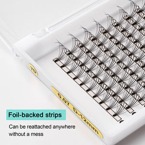 Offre Spéciale nouvelle tendance en gros 0.05mm 0.07mm 5D 7D trois pointes tige <span class=keywords><strong>courte</strong></span> Premade Volume ventilateur cils Premade ventilateurs - Product Image 5