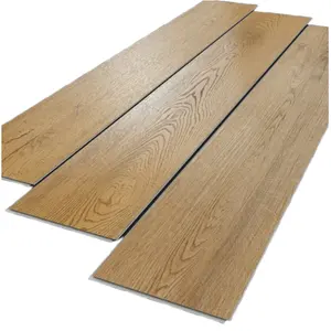3D embossed finishing wooden PVC vinyl SPC floor with EVA pad