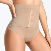 Nouvelle culotte-gaine amincissante en nylon pour femme, sans couture, taille haute, contrôle du ventre, body sculptant pour femme