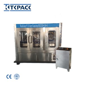 מכונת מילוי משקה בקבוק זכוכית אוטומטית לחלוטין, יין בקבוק זכוכית קו ייצור אלכוהול - Product Image 2