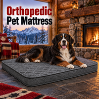 Vente directe d'usine, lit pour chien pas cher, éponge rebondissante, tapis antidérapant pour animaux de compagnie, tapis en fourrure personnalisé pour chien