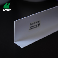 Protection d'angle en plastique rigide pour murs, bandes de bordure à bord inégal, vente en gros, LEGUWE LGW-105-4
