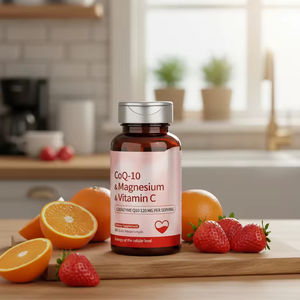 อาหารเสริมโคเอนไซม์คิวเท็น แมกนีเซียม วิตามินซี แบบแคปซูลนิ่ม สำหรับผู้ใหญ่ ช่วยบำรุงหัวใจ ต้านอนุมูลอิสระ (ฉลากสินค้าสั่งผลิต) - Product Image 3