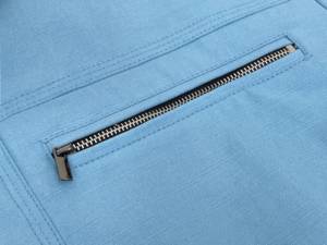 جاكيت رجالي من الدنيم المغسول بتصميم عتيق، قصة ضيقة، نمط عملي، سحاب، مقاوم للرياح، قابل للتنفس، مناسب للخريف، قطن 100٪ - Product Image 3