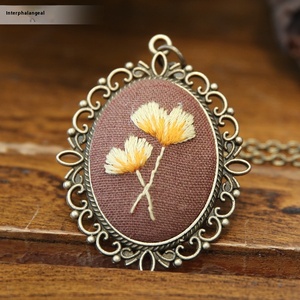 Jin Hao bordado hecho a mano DIY Material para mujer suéter antiguo cadena tela flor Lu bordado Kits tela textil artesanías - Product Image 6