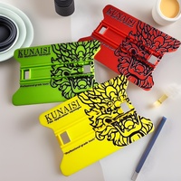 Outil d'application de film pour voiture, raclette en forme d'aile pour film de changement de couleur, outil de scellement des bords en plastique rigide, modèle YXG-01