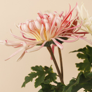 Single <b>Stem</b> <b>Artificial</b> Chrysanthemum 72cm Long High Simulation Wedding Decoration PVC Silk Flower Wire - Product Image 3