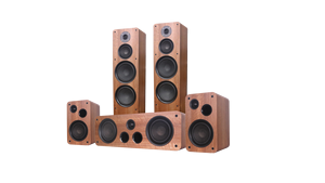 Tonewinner De Madeira 5 Ch AV Hi-Fi Floor Standing Alto-falantes 1 Polegada Alta Densidade Ball Top e um Duplo <span class=keywords><strong>8</strong></span> Polegada Médio Baixo Alto-falante - Product Image 6