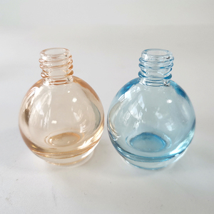 Bouteille à bille ronde en verre cristal de 10 ml, prête à être expédiée, en forme d'ampoule avec bille en pierre précieuse pour huiles parfumées - Product Image 5