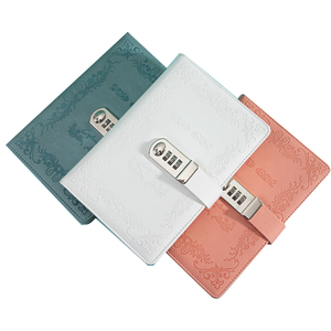 Cahier de couverture personnalisé en cuir PU gaufré cadeau couverture rigide en cuir planificateur Journal technologie bas prix Faux cuir <span class=keywords><strong>livre</strong></span> boîte - Product Image 5