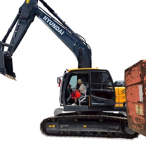 Excavatrice sur chenilles Hyundai R220 de 22 tonnes, excavatrice hydraulique robuste pour les travaux de construction et de terrassement - Product Image 1