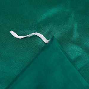 Parure de lit 4 pièces en satin de soie tissé, très grand lit, vert foncé, avec housse de couette et draps, haute qualité, toutes saisons, style européen - Product Image 3