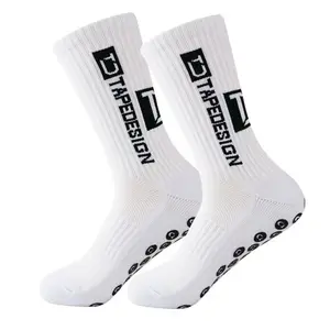 Custom Design Grip Socks High Quality Men Sports Socks Football soccer Crew Socks Wholesale