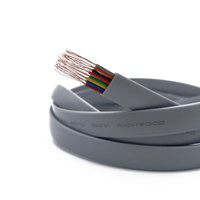 Cable Plano Telefónico de Cobre de 26 AWG y 8 Núcleos para Conector Modular RJ45 8P8C de 150V