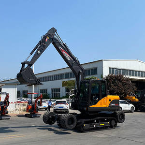 Rinoceronte X120plus 10 Ton ruota cingolato escavatore compatto idraulico macchina di scavo per la costruzione di movimento terra cava di estrazione mineraria - Product Image 2
