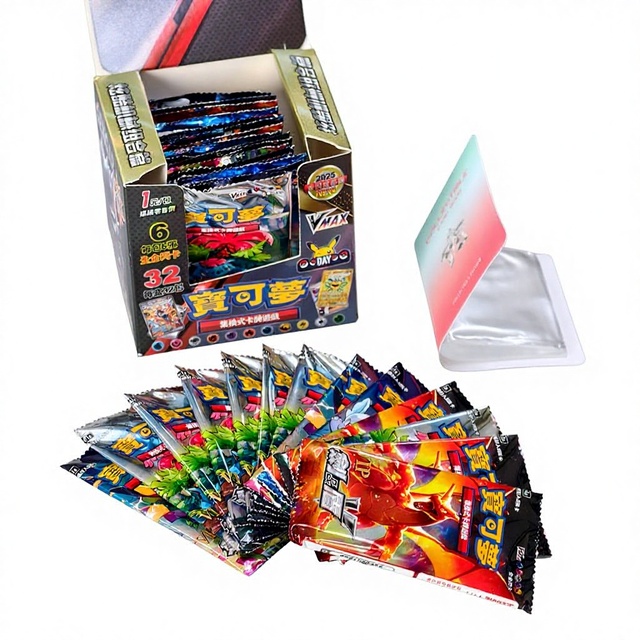 Printing High Quality TCG Deck Boxes Custom 200 Card Original Pokemoned Genshin Impact TCG Card