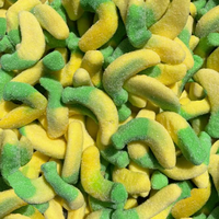 Vente en gros de bonbons Gelée halal en vrac Bonbons collations Bonbons tendres à mâcher fruités Bonbons et bonbons Collations exotiques Bonbons aigres OEM/ODM