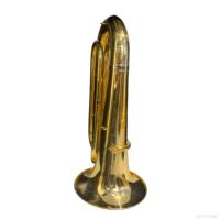 Tuba Bb Brass Gold Lacquer EMTB930 Eastern Music 3 Katup Piston Model Pemula/Siswa dengan Kotak dan Aksesoris