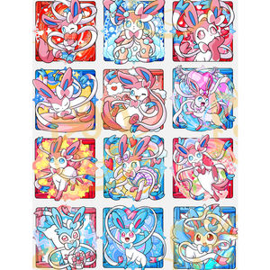 Aimants promotionnels en acrylique personnalisés style trois couches PY 2.0, aimants de réfrigérateur en acrylique, merchandising Pokémon, cadeau pour bébé, jeu de société - Product Image 6