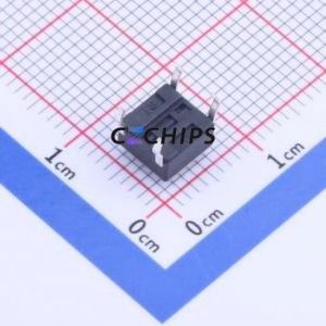 ST-1102-4.5 Tactile Switch Through hole Component (THT)-4P,6x6mm Switch Single Pole Single Throw Round Button 2.6N Through Hole - Product Image 2