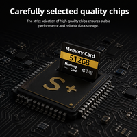 Carte mémoire pour caméra SD 4K 64 Go 128 Go Carte TF Carte SD 32 Go Classe 10 U3 A1 32 Go MINI SD 256 Go pour caméra/enregistreur/caméras de sécurité