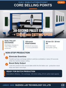 6000W Fiber <b>Laser</b> <b>Cutting</b> <b>Machine</b> 3015 Double Platform Exchange CNC Sheet <b>Metal</b> Cutter 25mm Carbon Steel Stainless Steel - Product Image 2