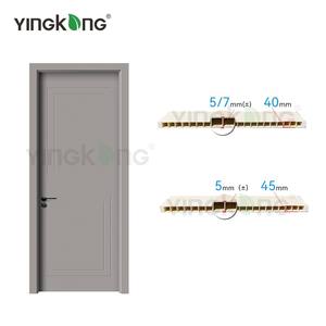 Yingkang أحدث تصميم مقاس كبير مخصص مقاوم للماء والحرائق لوح باب غرفة نوم WPC داخلي - Product Image 3