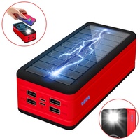 OEM ODM Banque d'alimentation solaire 50000mAh avec charge sans fil 10W et sortie USB-A - Batterie haute capacité pour les voyages en plein air et le camping