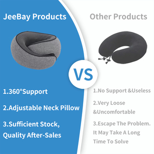 Gối kê cổ bằng mút hoạt tính cao cấp, hồi chậm, giảm đau cổ, dùng cho ô tô và máy bay - Product Image 6