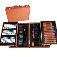 NEW Artsyfacts Deluxe Art Set In Wood Case ~ 131 pieces! - baby & kid stuff  - by owner - household sale - craigslist