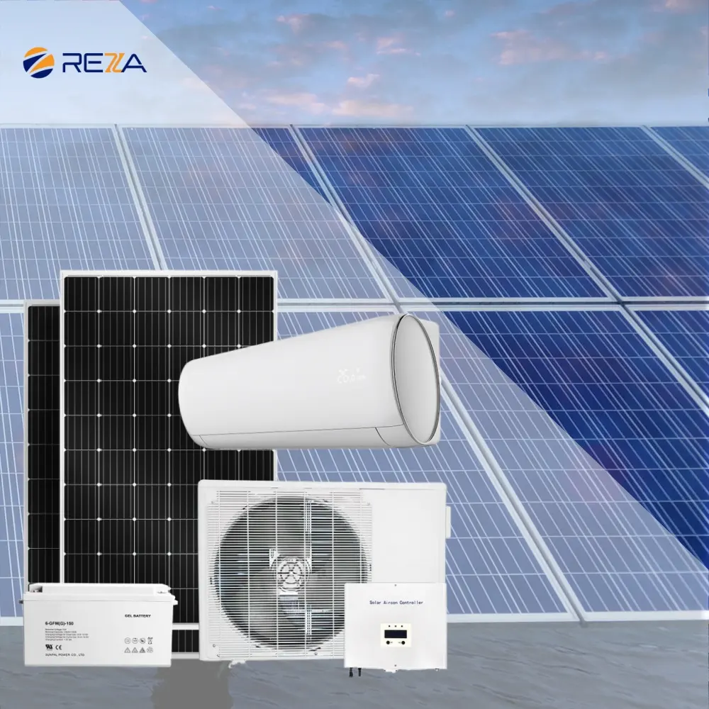 Hot sell Powered 9000Btu 12000Btu 18000Btu 24000Btu 100% Solar Panel Powered System Manufacturers Air Conditioning