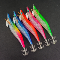 Raylor Oem Nouveau Design 2.5 #   3 #   3.5 #    Leurre de pêche en mer longue portée pour eau salée, effet dichroïque, pulvérisation de peinture, type Squid Jig Egi
