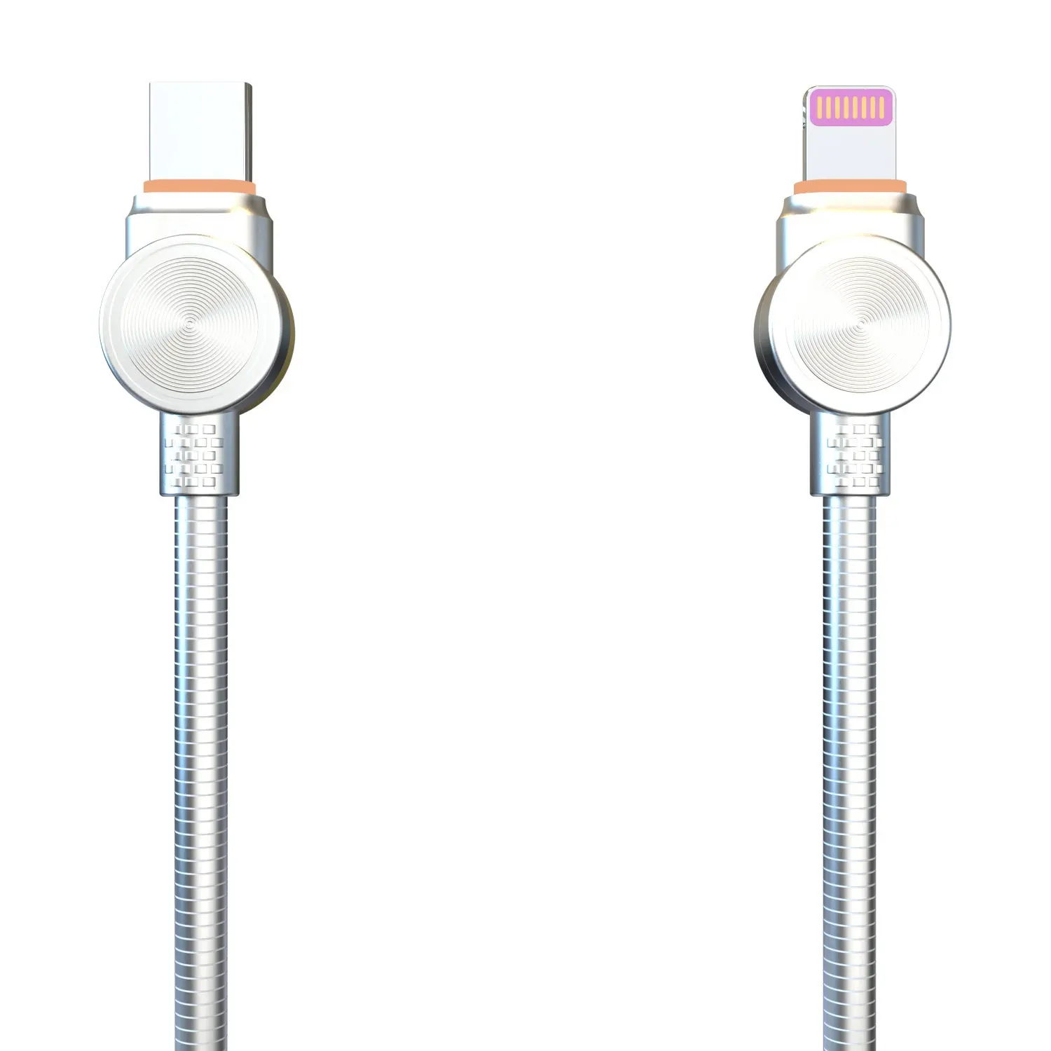 Factory Direct Sales Smart Power Off Cable Type-C To Lighting PD 20W Fast Usb Data Cable For IPhone With Breathing Led Light