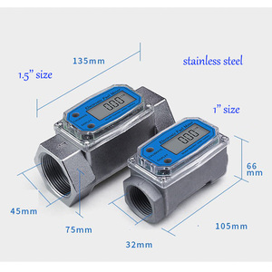 Pengukur Bahan Bakar Turbin K24 Pengukur Aliran Elektronik <span class=keywords><strong>Diesel</strong></span> Bensin Minyak Tanah Flowmeter <span class=keywords><strong>Digital</strong></span>-bahan Bakar Adblue Suku Cadang Dispenser - Product Image 2