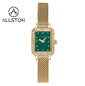 <span class=keywords><strong>นาฬิกา</strong></span>ข้อมือ<span class=keywords><strong>ผู้หญิง</strong></span>หรูหราประดับเพชร พร้อมสายหนัง<span class=keywords><strong>แท้</strong></span> PU หน้าปัดแบบอารบิก รา<span class=keywords><strong>คา</strong></span>ประห<span class=keywords><strong>ย</strong></span>ัด รับสกรีนโลโก้ - Product Image 5