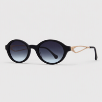 Lunettes de soleil polarisées ovales de petite taille de haute qualité avec logo personnalisé Lmamba, colorées, élégantes, en acétate haut de gamme, protection UV
