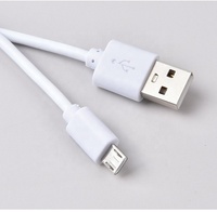 Cable de Carga Micro USB Cantell 1A con Conductor de Cobre Puro para Escáner de Código de Barras y Auriculares - Precio Económico