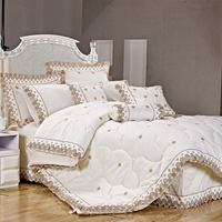 KOSMOS-ropa de cama de polialgodón bordado, juego de edredón de encaje, a la venta