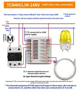 TUOBANG TCN4MスマートデジタルLCD <span class=keywords><strong>PID</strong></span>温度コントローラプログラマブル湿度計OBM ODMサポート3年間保証カスタマイズ - Product Image 3