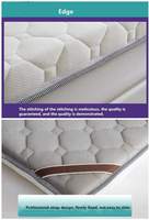 Surmatelas en mousse à mémoire de forme gel haute densité, haute qualité, pour soulager la pression, en mousse viscoélastique, mobilier de chambre