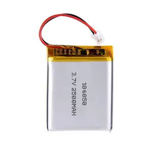 Lyw גבוהה קיבולת 104050 2500mAh ליתיום פולימר סוללה 3.7V lipo סוללה חשמלית מוצרים