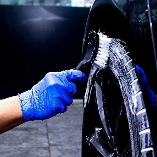 Plastic PP Handle Car Cleaning Brush For Wheel Detail Wash