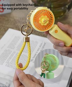 Mini ventilateur portable rechargeable avec batterie, trois vitesses, logo personnalisable, climatiseur - Product Image 4