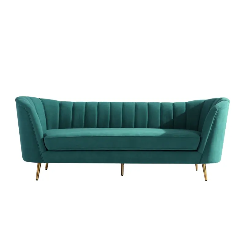 Mobili moderni stile americano struttura in metallo dorato soggiorno Design divani Lounge Sleeper Sofa