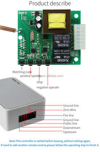 ガレージ自動巻き上げ式ローラーシャッターオープナーモーター <span class=keywords><strong>2</strong></span>つのリモコン付き プラスチック製 ホワイト モデルHFY-Mk05 433.92MHz WiFi RF Tuyaアプリケーション プライバシー対応 - Product Image 3